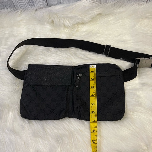 GUCCI monogram body bag / belt bag in black with shw - Picture 16 of 16